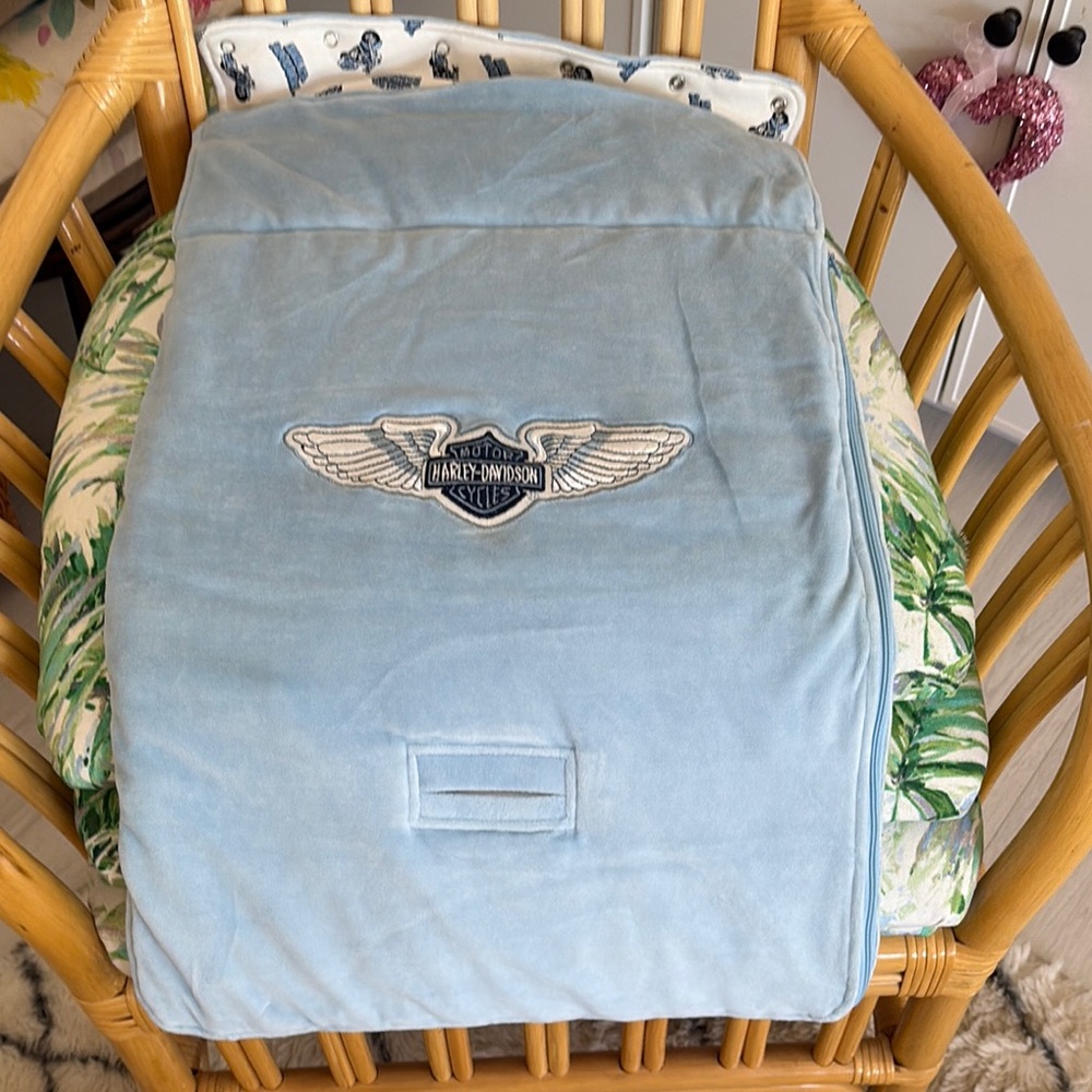 Harley-Davidson Light Blue Stroller Bag